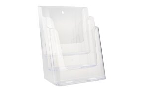 LEAFLET HOLDER A4  3 COMPARTMENTS